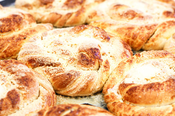 typical Turkish owen product pastry pogaca