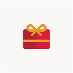 gift icon flat design