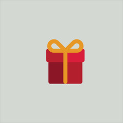 gift icon flat design