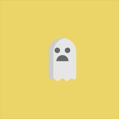 ghost icon flat design