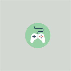 gamepad icon flat design
