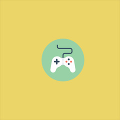 gamepad icon flat design