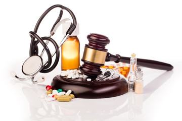 law gavel medicines and drugs