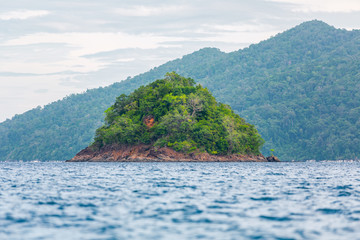 Naklejka premium Small island on the sea, Lipe, Thailand