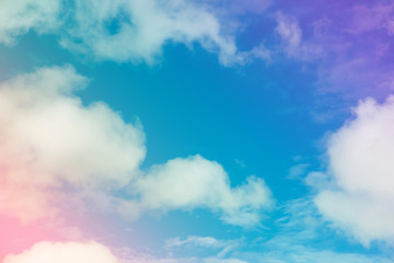 Obraz premium Colorful sky and clouds.