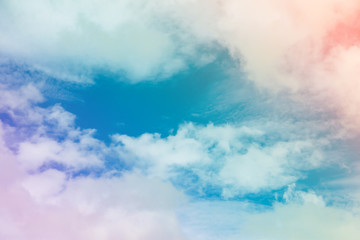 Fototapeta na wymiar Colorful sky and clouds.