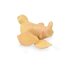 Fototapeta premium ginger on white background