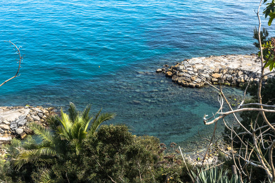 The coast of Sanremo, Italy