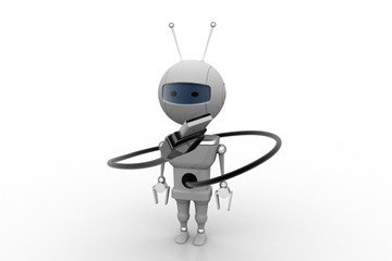 Computer mouse connected with cord wire