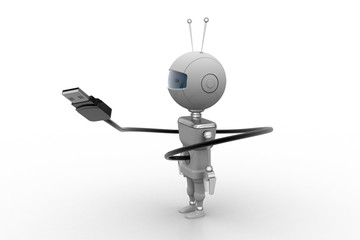 Computer mouse connected with cord wire