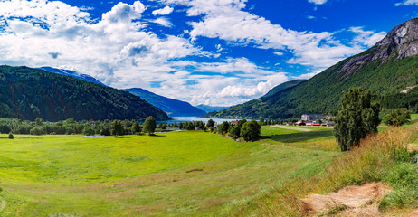 Obraz na płótnie Canvas Beautiful Nature Norway.