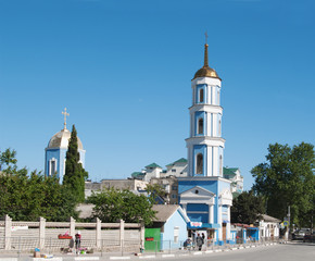 view of Church of Intercession, Sudak, Crimea 