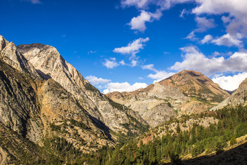 Sierra Nevada Peaks Entering National Park