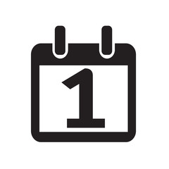 Obraz premium Calendar icon vector illustration