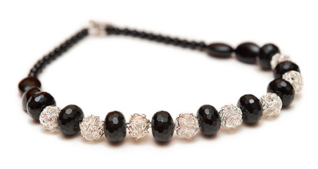 Elegant jewellery isolated on the white background