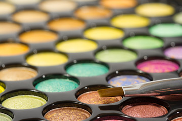 Set of decorative cosmetics, closeup