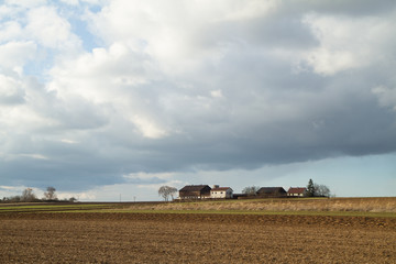 Fototapeta premium Bauernhof Ditzingen