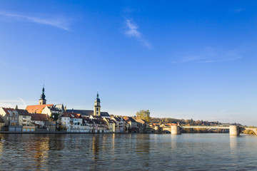 Blick auf Kitzingen in Unterfranken