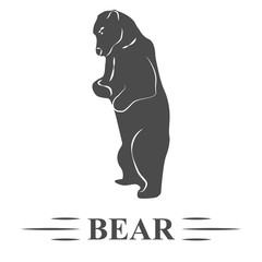 медведь обиделся, вектор