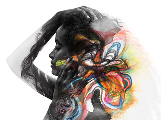 Paintography, photograph combined with art