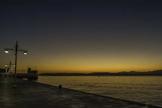 Sunrise at Puerto Chico, Santander