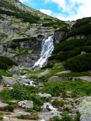 Skok waterfall, High Tatras mountains, Slovakia © sleepyhobbit