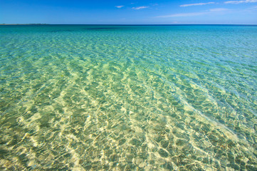Obraz premium Summer sunny sea beach