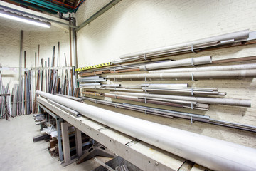 Obraz premium Storage room for metals