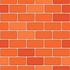 Obraz premium Red brick wall seamless.