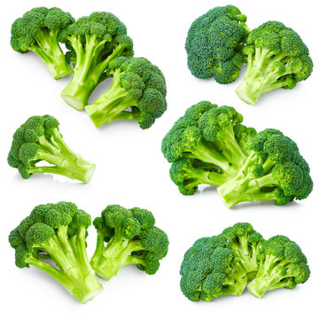 Set of broccoli