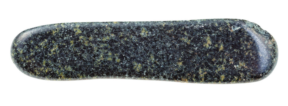 tumbled tholeiite stone isolated