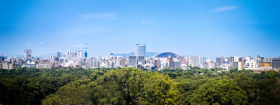 Japan Fukuoka Skyline