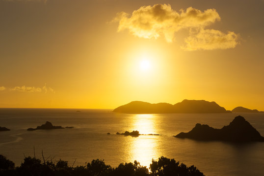 奄美大島の夕日