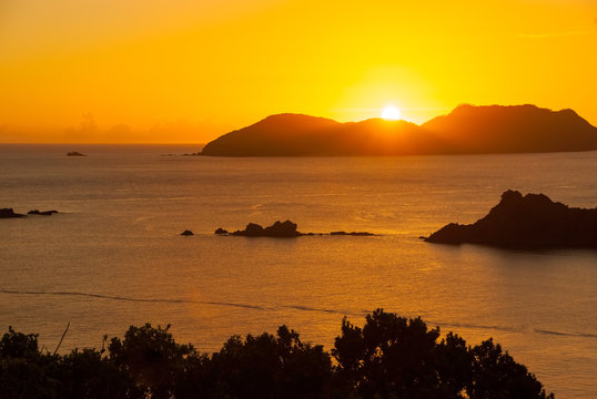 奄美大島の夕日