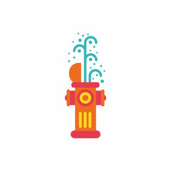 Street Fire Hydrant open