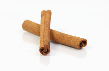 cinnamon stick isolated on white background