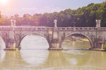 sant angelo bridge in rome