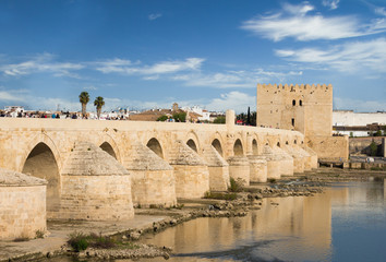 roman bridge in cordoba