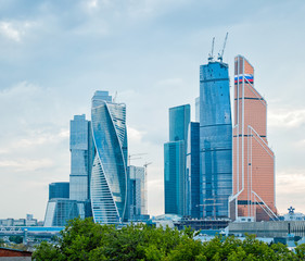 Naklejka premium Moscow city