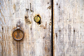 gold  metal rusty      morocco in africa the old   and safe padlock