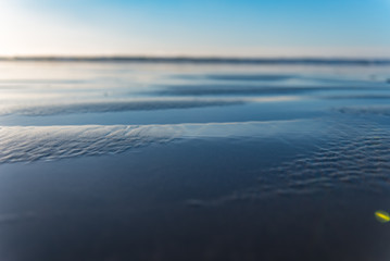 Fine show on clear sea water