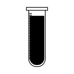 blood tube test icon vector illustration design