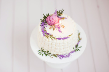 cake with one candle