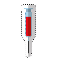 blood donation syringe icon vector illustration design