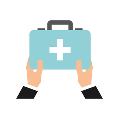 medical kit isolated icon vector illustration design