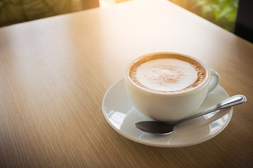 cup of coffee in morning