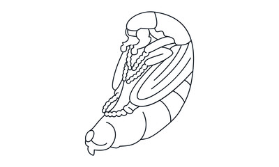 Pictogram - Chafer, Cockchafer, Maybug, May beetle, Bug, Insect - Object, Icon, Symbol