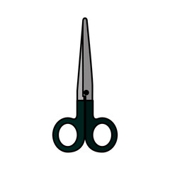 first aids scissors icon vector illustration design