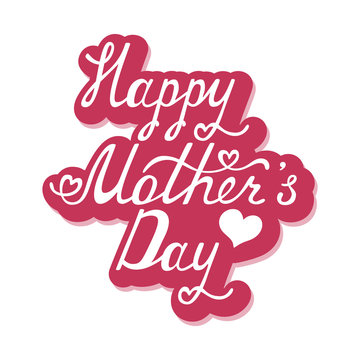 Mother's Day typographical background.