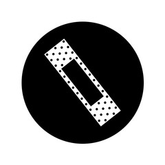 cure band first aid icon vector illustration design